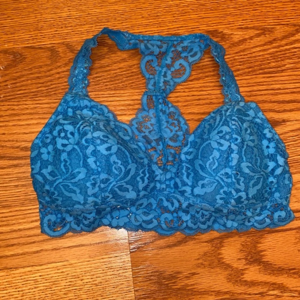 Blue bralette